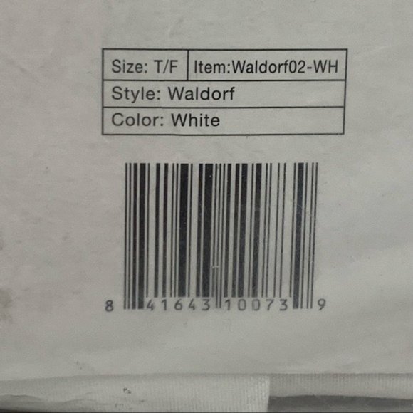 WALDORF White Ruffled Bed Skirt Bedskirt TWIN FULL NEW NIP - Picture 4 of 7